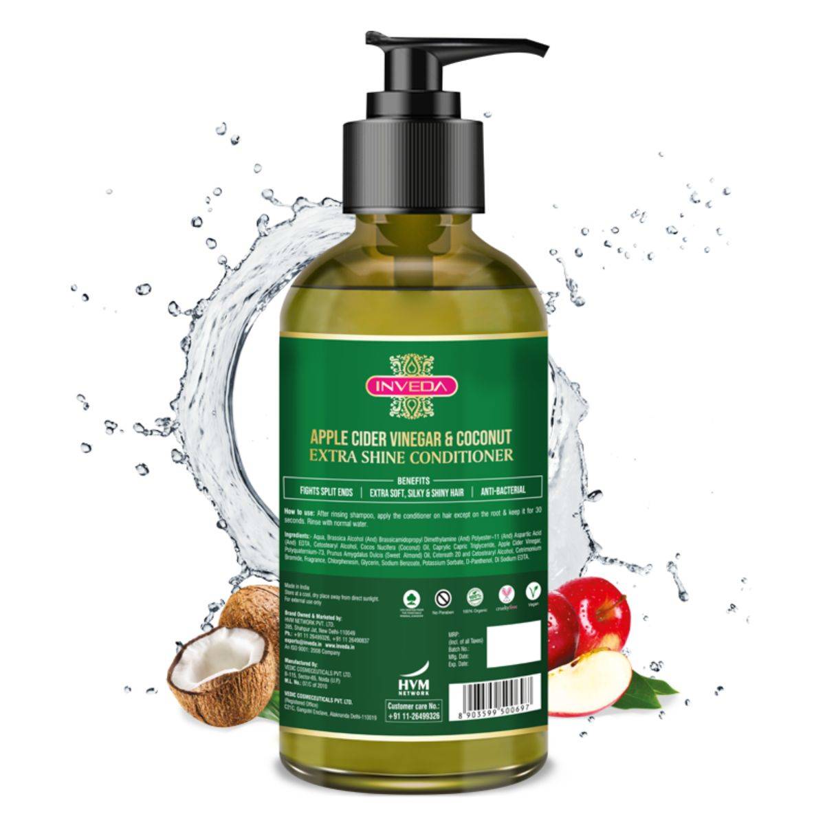 Extra Shine Apple Cider Vinegar & Coconut Conditioner | Sun & Pollution Protector