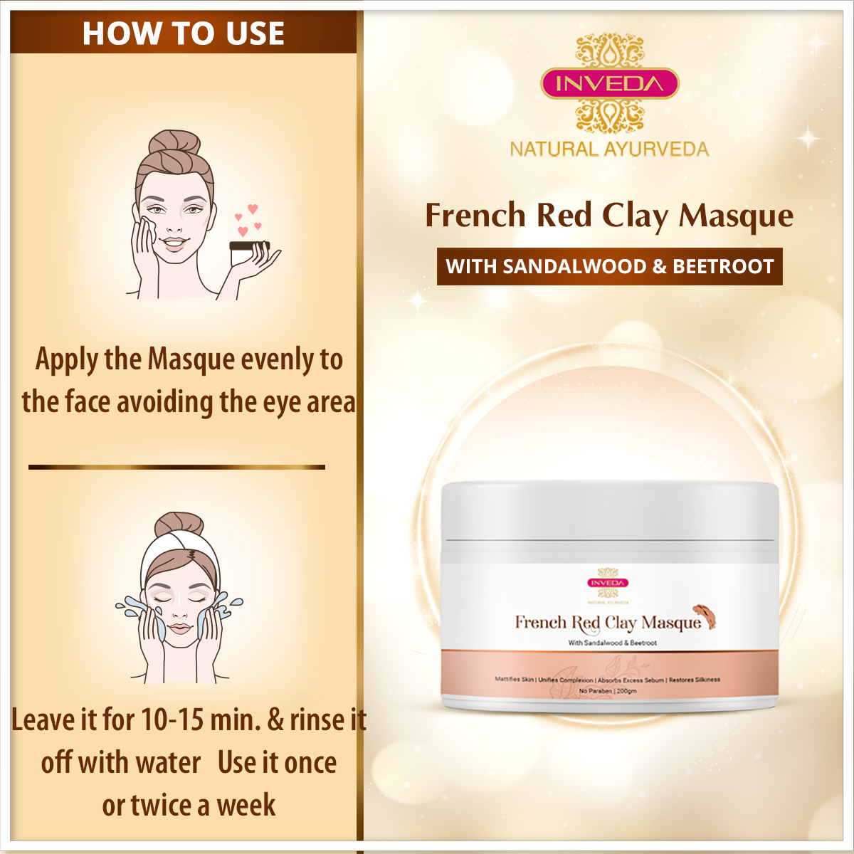 French Red Clay Masque