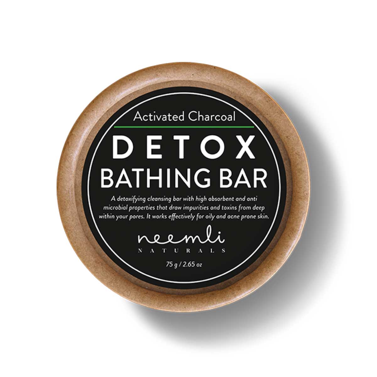 Activated Charcoal Detox Bathing Bar 