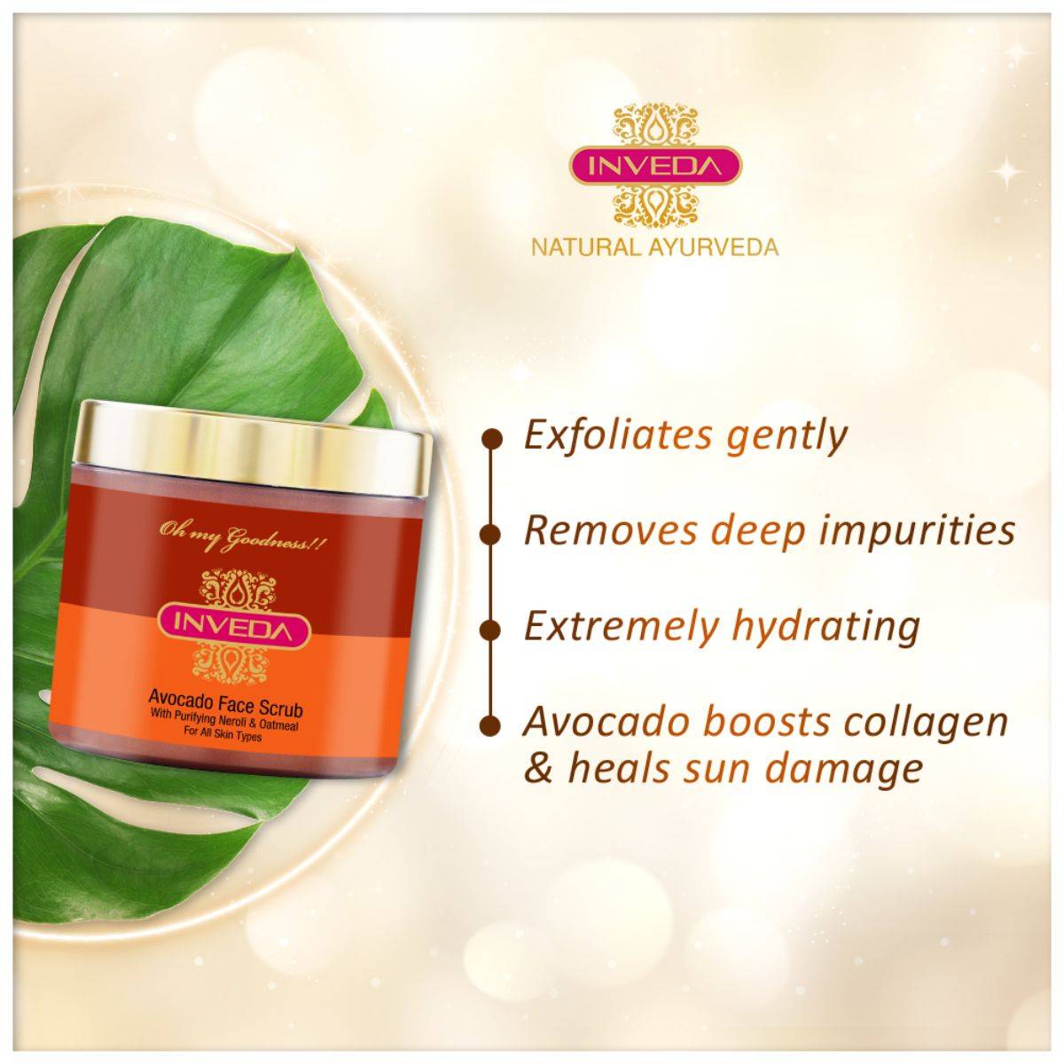 Avocado Face Scrub | Collagen Booster